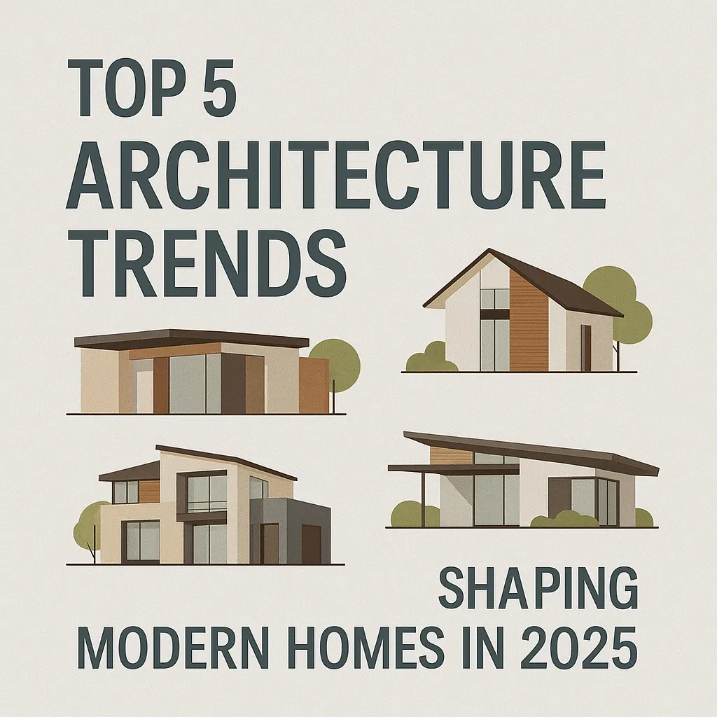 Top 5 architecture trends by a modern architectural design studio in Malappuram.